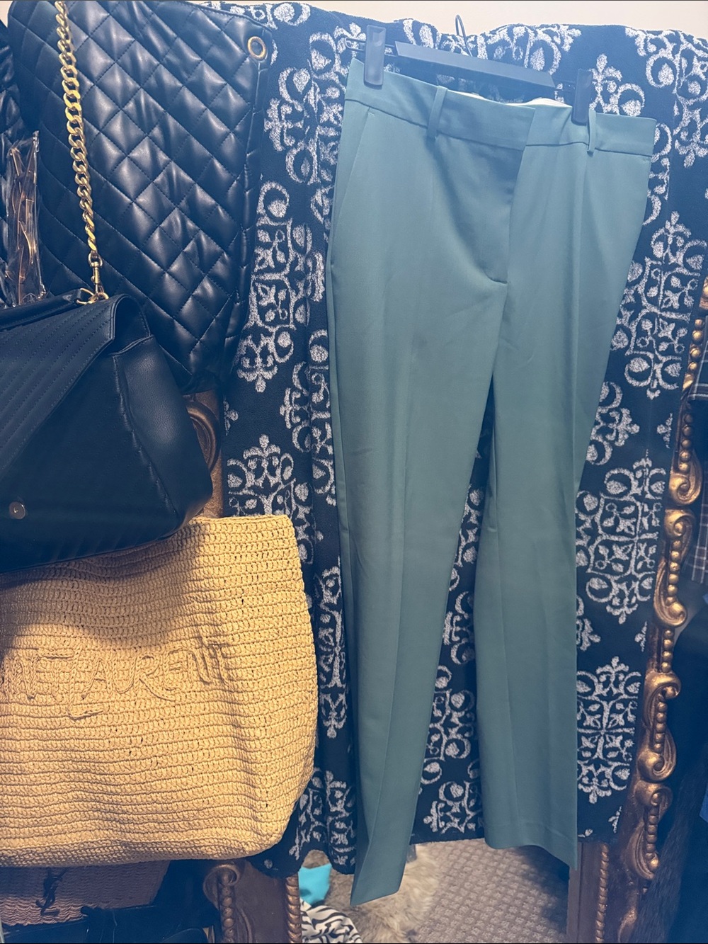 Maje Green Tailored Trousers